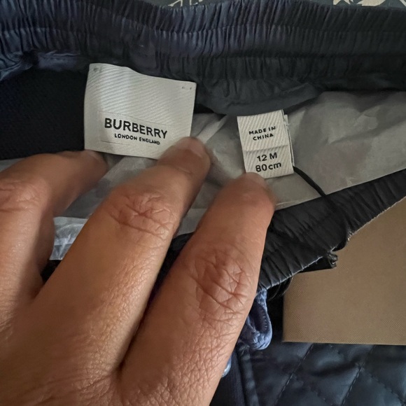 Burberry joggers 12 months new with tags - Picture 3 of 5